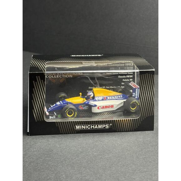 Minichamps Williams Renault FW15C 1993 Alain Prost F1. World Champion 1/43 Scale - Picture 1 of 8